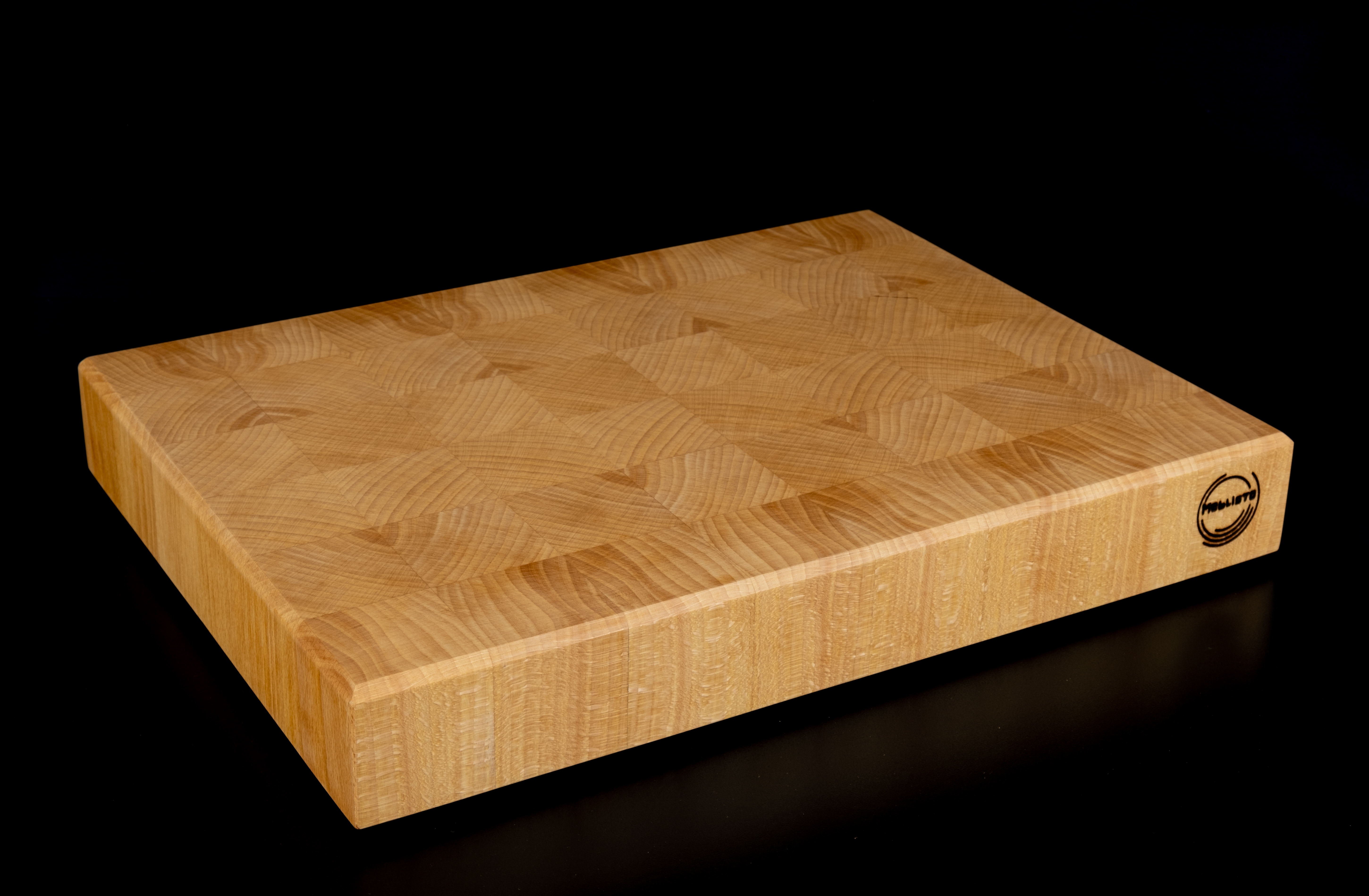 Premium Stirnholz Schneidebrett | Hackblock, Buche